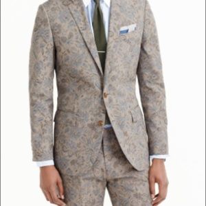 J.Crew Ludlow Suit in Floral Japanese Cotton